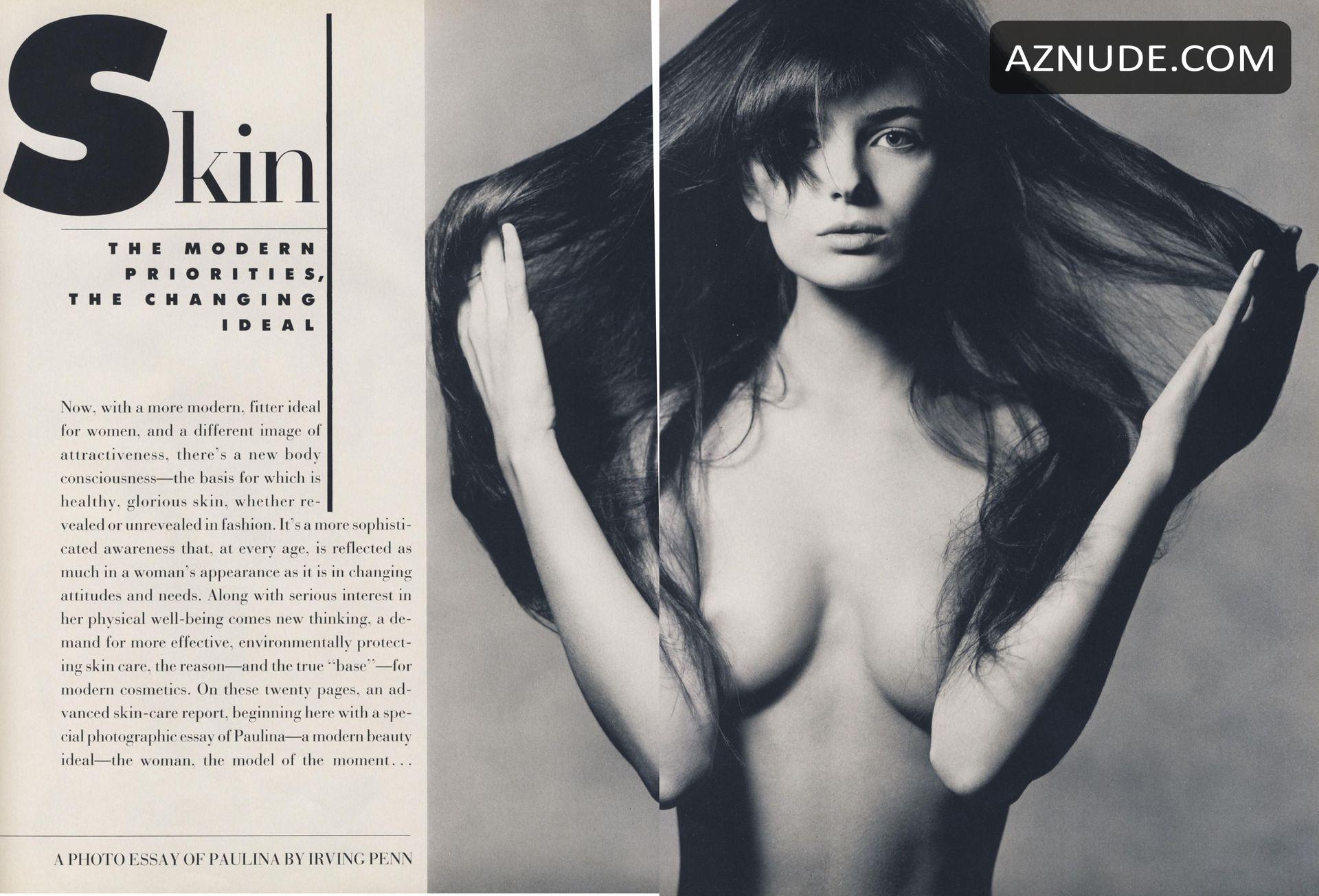 Paulina Porizkova Photos From Vogue Magazine Issue 1986 By Irving Penn 