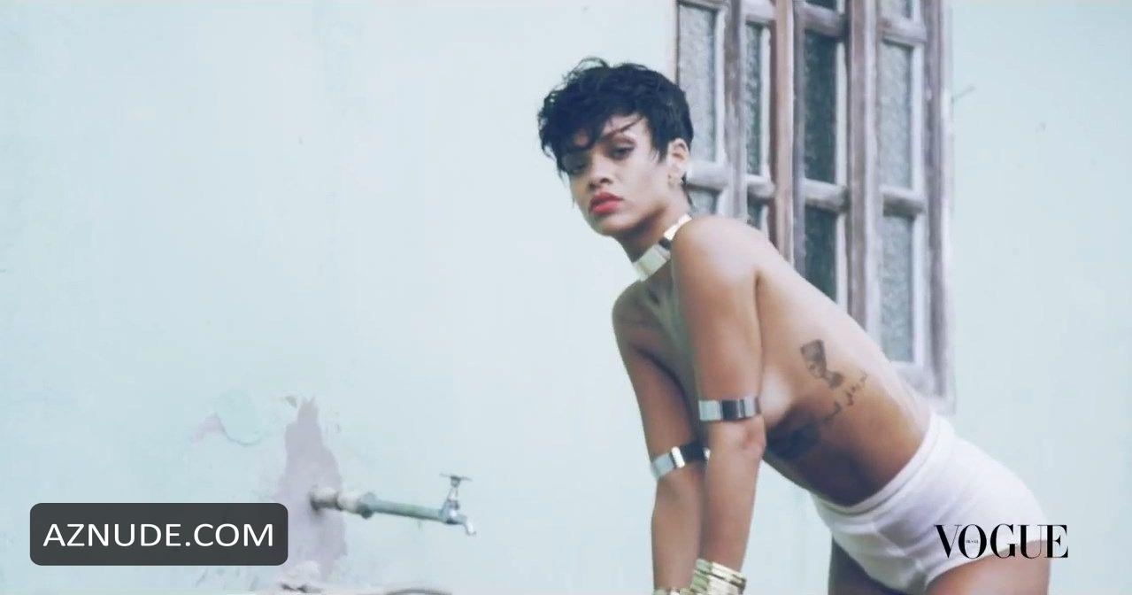Rihanna Topless For Vogue Brazil By Mariano Vivanco In Angra Dos Reis Costa Verde Aznude