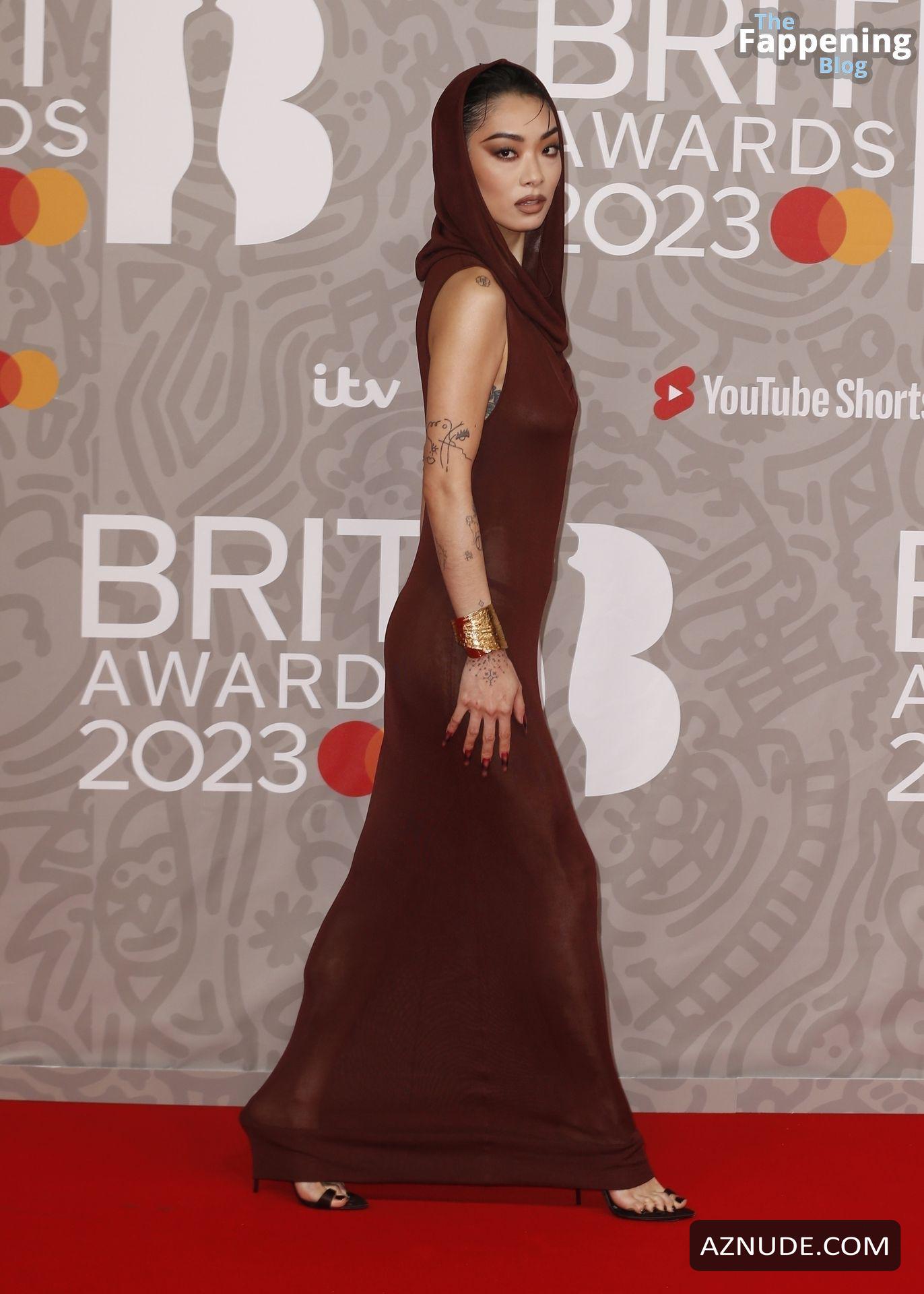 Rina Sawayama Sexy Flashes Her Hot Tits At The Brit Awards 2023 In