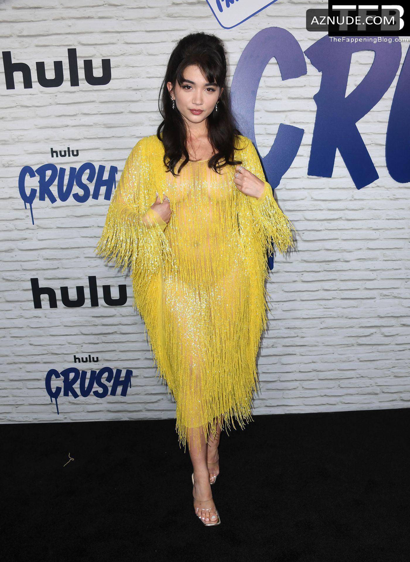 Rowan Blanchard Sexy Seen Flaunting Her Hot Figure In A See Through Dress At The Crush Premiere