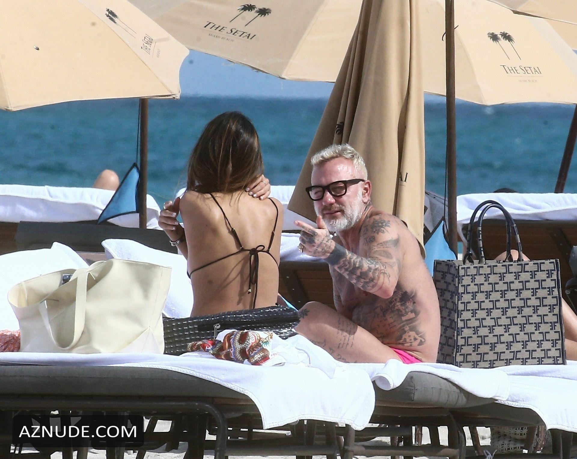 Gianluca Vacchi Is Exuding Serious Sex Appeal While Out In White Trunks