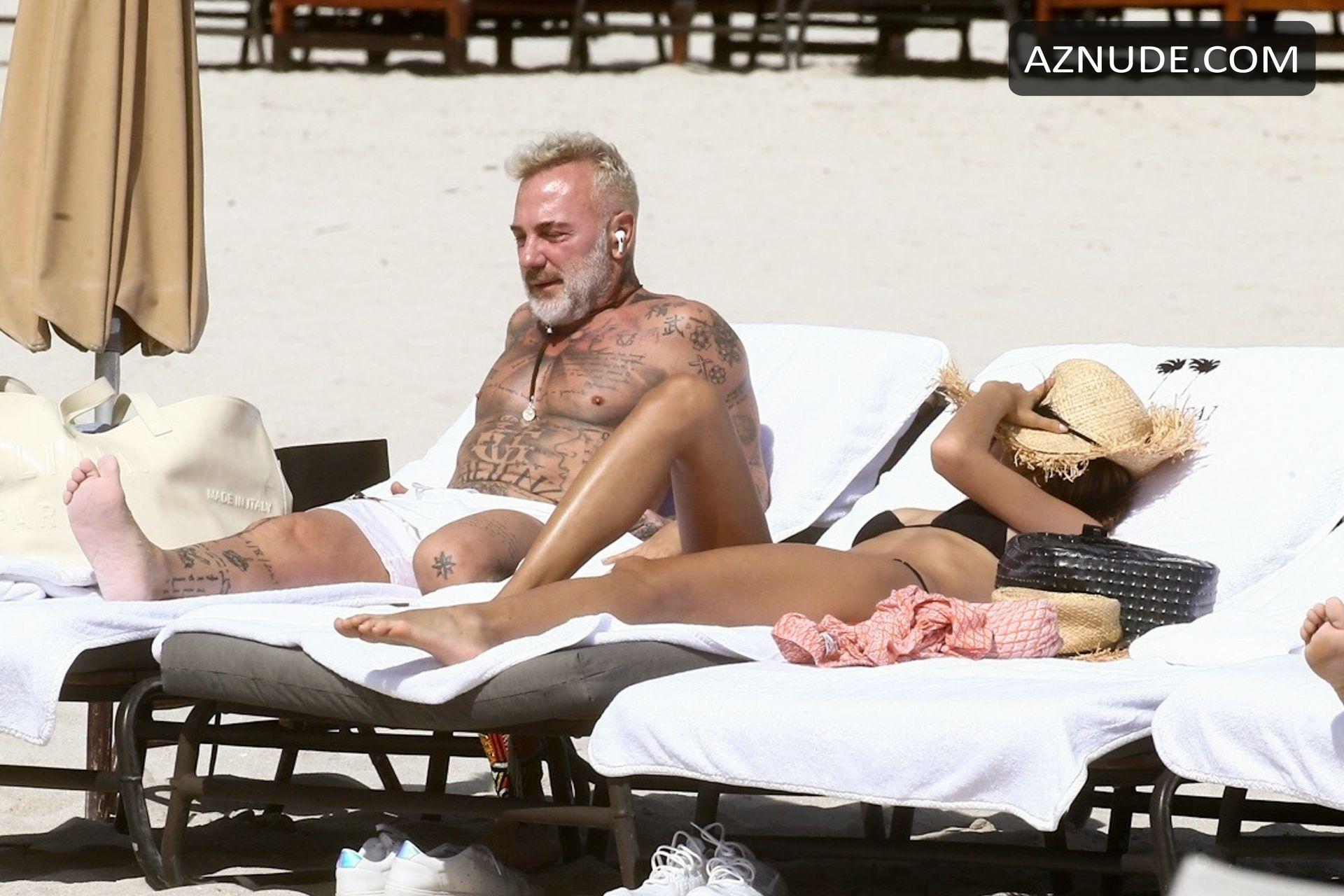 Gianluca Vacchi Is Exuding Serious Sex Appeal While Out In White Trunks