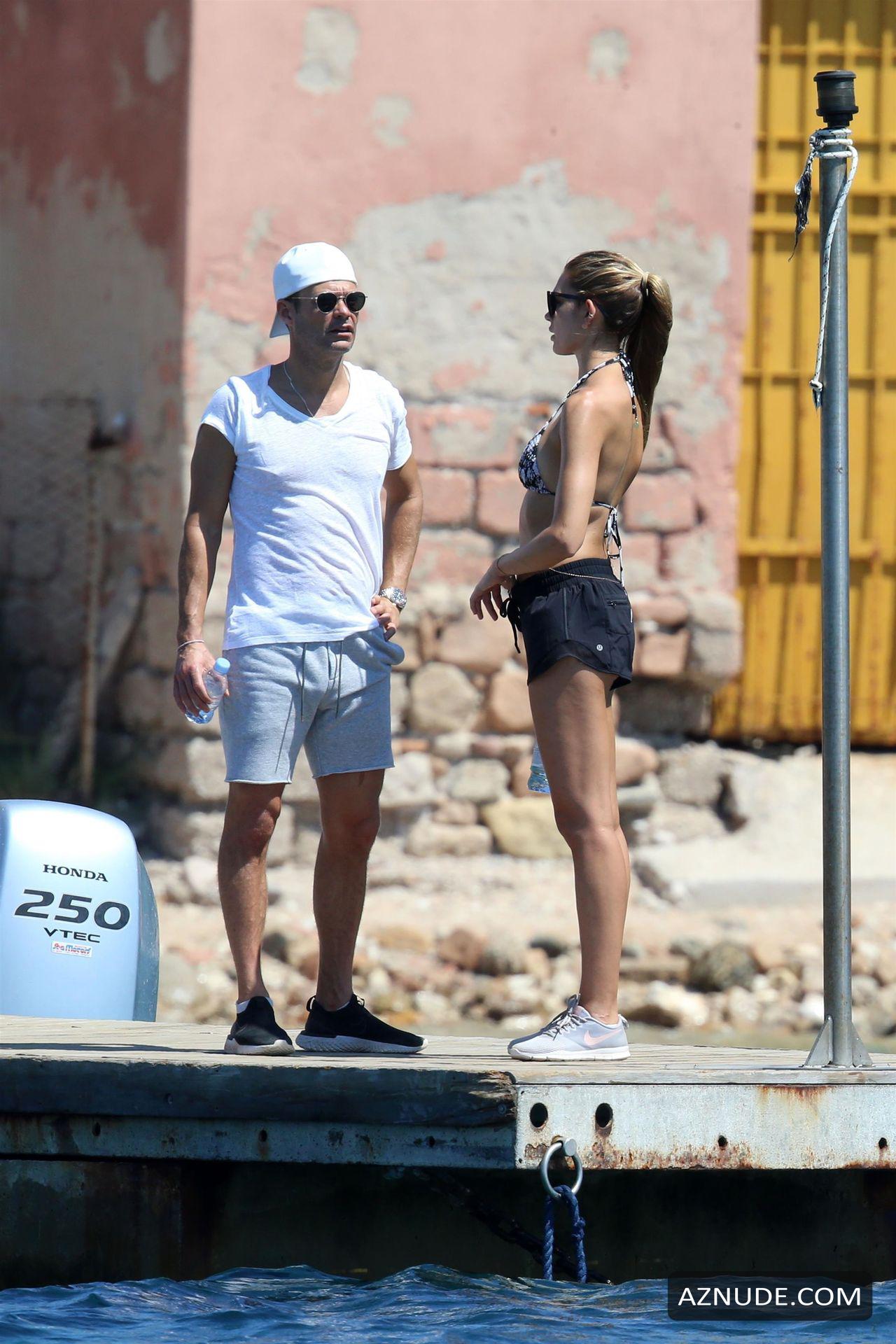 Shayna Taylor And Ryan Seacrest Pictured Enjoying Their Summer Vacation In Positano Italy With