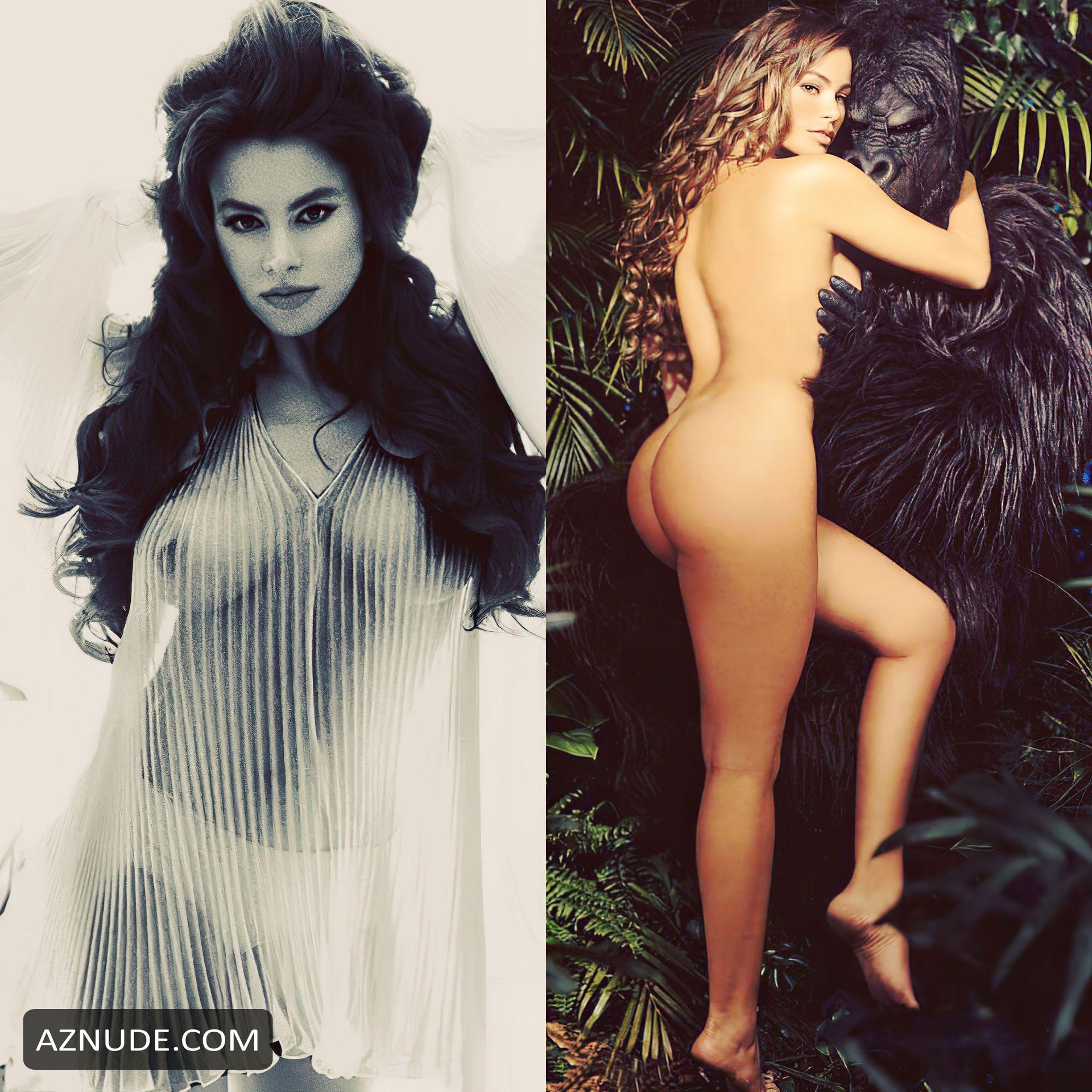 Sofia Vergara Flaunts Her Buttocks Posing In Bikini With Her Year