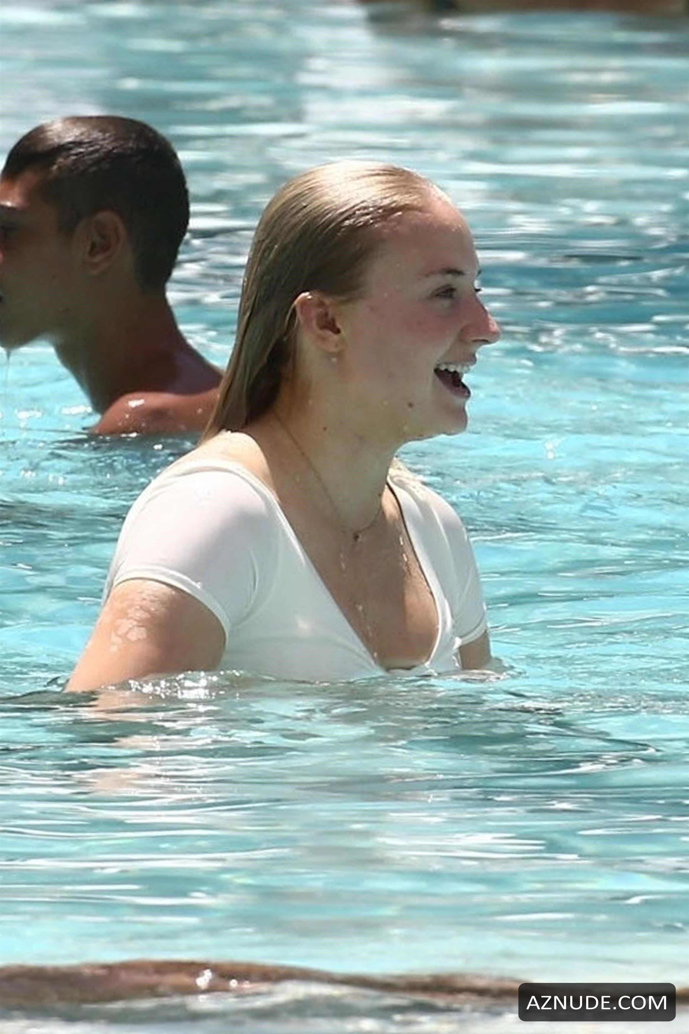 Sophie Turner Sexy During Vacation Aznude