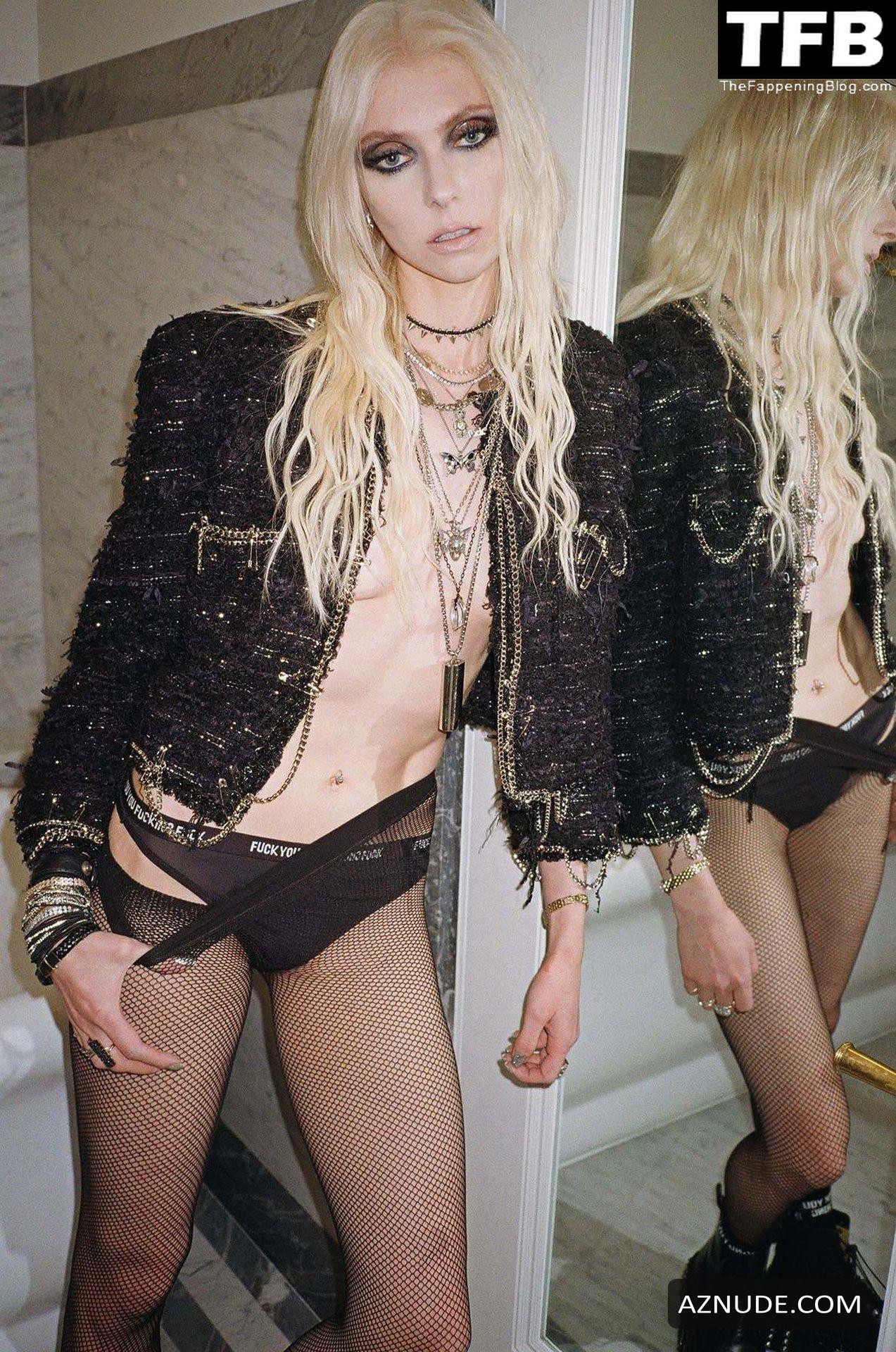 Taylor Momsen Sexy Poses Nude Showcasing Her Hot Figure In A Lingerie Campaign Photoshoot Aznude