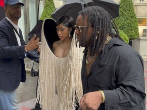 Cardi B Sexy Shows Off Her Huge Boobs At Schiaparelli Couture Fashion Show In Paris