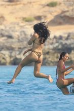 Dua Lipa Sexy Spotted Showing Off Her Hot Body In A Sizzling Bikini Thong At Ibiza Beach In Spain