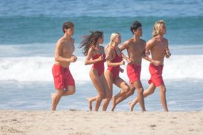  alt="Olivia Dunne Sexy in Olivia Dunne Sexy Shows Off Her Sizzling Body In A Spicy Red Swimsuit While Filming The Baywatch Reboot In La"