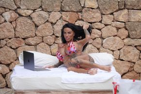  alt="Katie Price Sexy in Katie Price Sexy Shows Off Her Fabulous Bikini Body By A Pool In Ibiza"