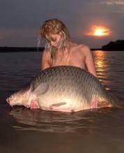 Claire Tully With Massive Carp