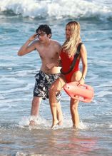  alt="Brooks Nader Sexy in Brooks Nader Sexy Shows Off Her Sizzling Body In A Spicy Red Swimsuit While Filming The Baywatch Reboot In La"
