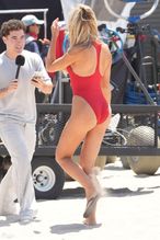  alt="Brooks Nader Sexy in Brooks Nader Sexy Shows Off Her Sizzling Body In A Spicy Red Swimsuit While Filming The Baywatch Reboot In La"