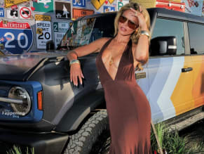 Brooks Nader Sexy in Brooks Nader Sexy Flaunts Her Hot Cleavage At The Alice + Olivia X Ford Bronco Launch In New York