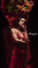  alt="Dove Cameron Sexy in Dove Cameron Sexy Shows Off Her Hot Cleavage And Legs In A Spicy Red Dress For Diesel's Fragrance Campaign Photoshoot"