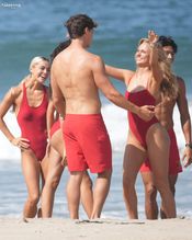  alt="Olivia Dunne Sexy in Olivia Dunne Sexy Shows Off Her Sizzling Body In A Spicy Red Swimsuit While Filming The Baywatch Reboot In La"
