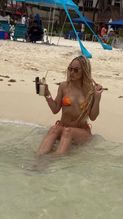  alt="Jasmine Sanders Sexy in Jasmine Sanders Sexy Shows Off Her Sizzling Bikini Body At A Beach In Mexico"