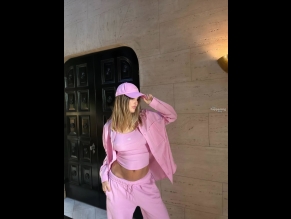  alt="Joy Corrigan Sexy in Joy Corrigan Sexy Shows Off Her Sultry Pokies And Abs In Pink Outfit"