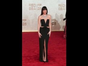 Dakota Johnson Sexy Shows Off Her Hot Cleavage And Legs At The Red Sea Film Festival In Jeddah