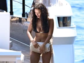 Maya Jama Sexy in Maya Jama Sexy Seen Ruben Dias Showing Off Her Attractive Bikini Body On A Yacht At Amalfi Coast In Italy