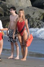  alt="Brooks Nader Sexy in Brooks Nader Sexy Shows Off Her Sizzling Body In A Spicy Red Swimsuit While Filming The Baywatch Reboot In La"