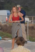  alt="Brooks Nader Sexy in Brooks Nader Sexy Shows Off Her Sizzling Body In A Spicy Red Swimsuit While Filming The Baywatch Reboot In La"