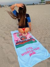  alt="Claudia Romani Sexy in Claudia Romani Sexy Shows Support For Team Usa While Showing Off Her Hot Ass In A Spicy Red Thong On The Beach"