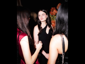  alt="Chiara Aurelia Sexy in Chiara Aurelia Sexy Stuns In A Hot Black Dress At The Bvlgari Eternal Launch In La"