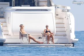 Georgina RodriguezSexy in Georgina Rodriguez Sexy Seen With Cristiano Ronaldo Showing Off Her Sizzling Bikini Body On A Yacht In France