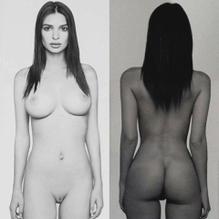 Emily Ratajkowski Front And Back