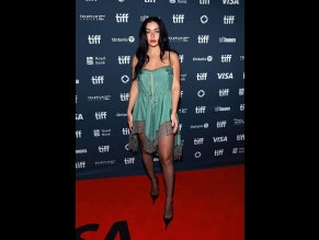Charli XCX Sexy Sizzles In A Silky Lace Slip At The Toronto International Film Festival In Canada