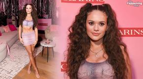 Madison PettisSexy in Madison Pettis Stuns In Sexy Revealing Outfit At Clarins Party In La