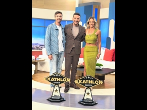 Stella Andreadou Sexy In A Tv Interview After She Won The First Greek Exathlon In October 2025