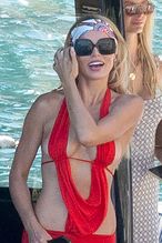  alt="Brooks Nader Sexy in Brooks Nader Sexy Spotted Wearing A Spicy Red Sultry Dress At "la Conca Del Sogno" Restaurant In Nerano"