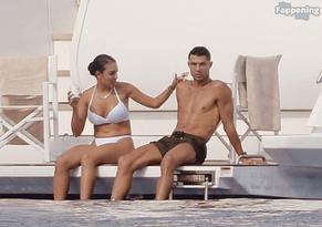 Georgina RodriguezSexy in Georgina Rodriguez Sexy Seen With Cristiano Ronaldo Showing Off Her Hot Bikini Body At A Beach In France