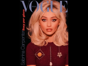 Sabrina Carpenter Sexy And Captivating Vogue Italia Magazine Photoshoot