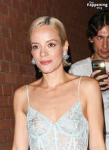 Lily AllenSexy in Lily Allen Sizzles In Sexy See Through Dress At London Theatre Event