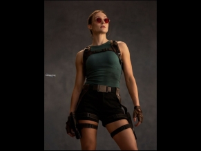  alt="Sophie Turner Sexy in Sophie Turner Sexy And Hot Promo Photoshoot As Lara Croft For The "tomb Raider" Series"