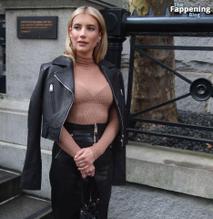 Emma RobertsSexy in Emma Roberts Sizzles In Sexy See Through Top At Khaite Fashion Show In Nyc