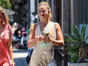 Addison Rae Sexy Seen With Lexee Smith Flaunting Her Attractive Legs Wearing A Hot Mini Dress In LA