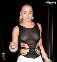 Ella EyreSexy in Ella Eyre Stuns In Sexy Sheer Top At Vogue X Netflix Bafta Television Awards Celebration