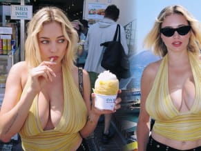 Caroline Vreeland Sexy Shows Off Her Busty Boobs On Capri Island In Italy