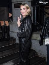 Emma RobertsSexy in Emma Roberts Sizzles In Sexy See Through Top At Khaite Fashion Show In Nyc