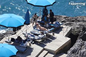 Jennifer LopezSexy in Jennifer Lopez Sizzles In A White Thong Bikini On The Amalfi Coast