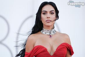 Georgina RodriguezSexy in Georgina Rodriguez Sizzles In Red At The 80th Venice International Film Festival