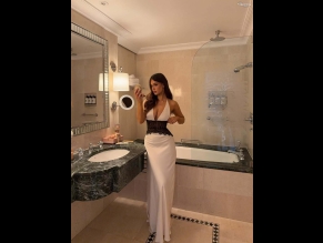  alt="Ella Cervetto Sexy in Ella Cervetto Sexy Shows Off Her Hot Boobs In A Sensual White Dress"
