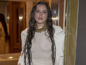 BELLATHORNESEXYFLASHESHERHOTTITSINASULTRYSHEERDRESSATPARISFASHIONWEEK - NUDE STORY