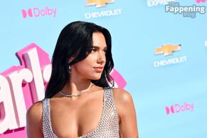 Dua Lipa Flaunts Her Sexy Look At The Barbie Premiere In La