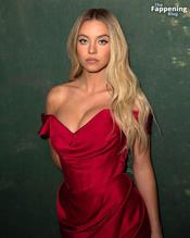 Sydney SweeneySexy in Sydney Sweeney Sizzles In Sexy Red Dress At Event