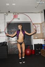 Nina AgdalSexy in Nina Agdal Stuns In Nude Photoshoot At The Gym